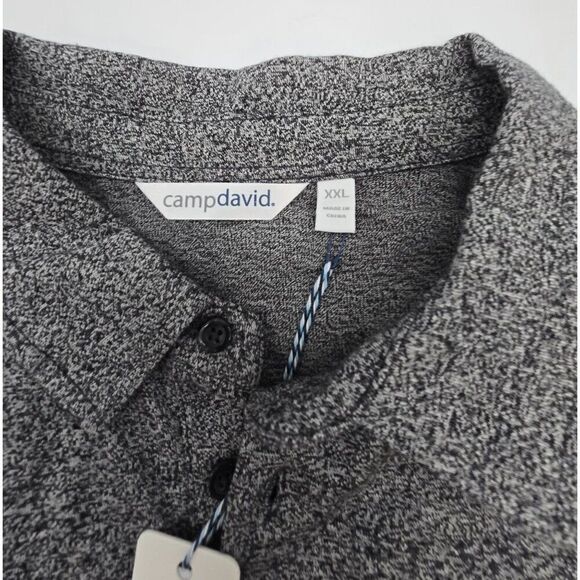 Camp David Mens Denison 1831 Polo Shirt Size XXL Gray - Picture 3 of 6
